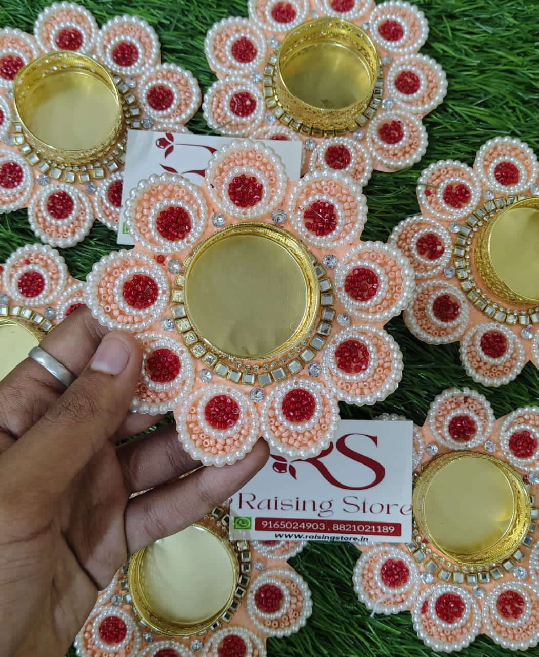Unique Pearl Tealight Pack of 5