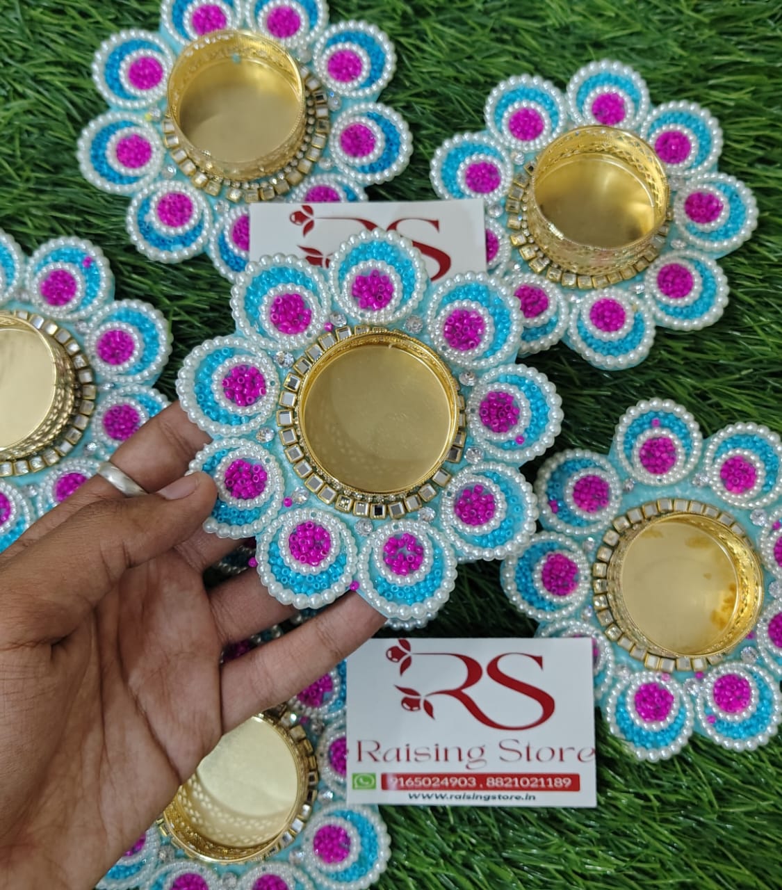 Unique Pearl Tealight Pack of 5