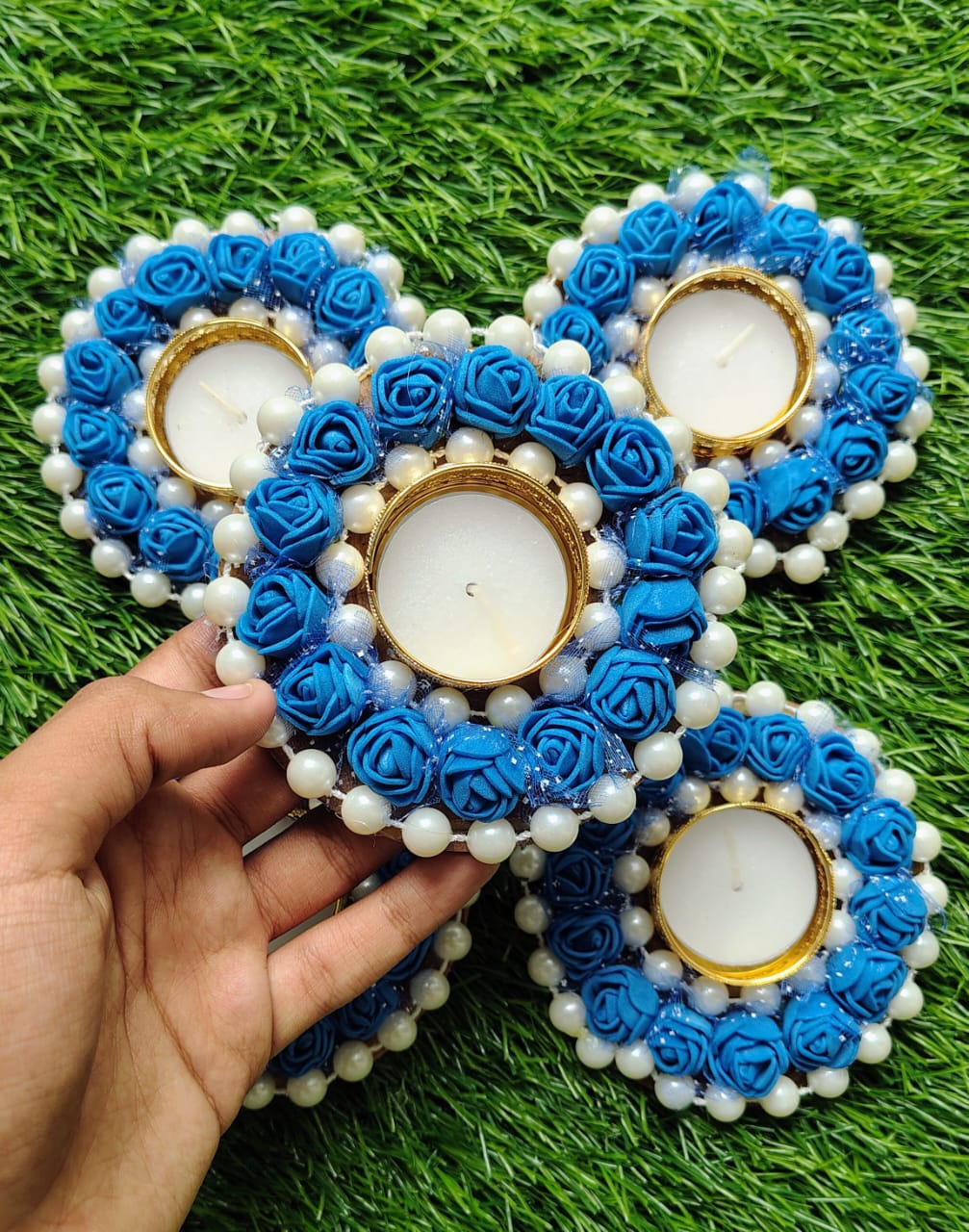 Foam Flower Tea Lights