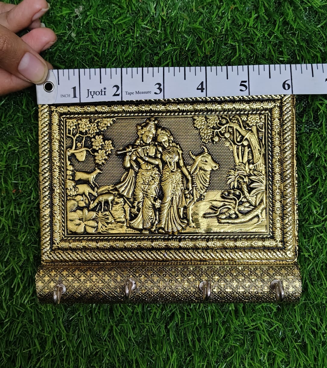 Meena Work Radha Krishna Key Holder