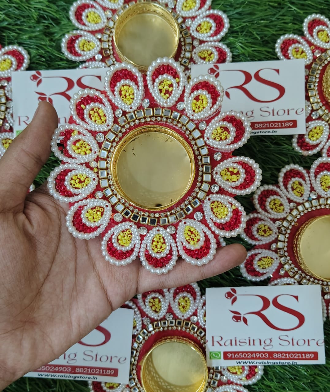 Unique Pearl Tealight Pack of 5