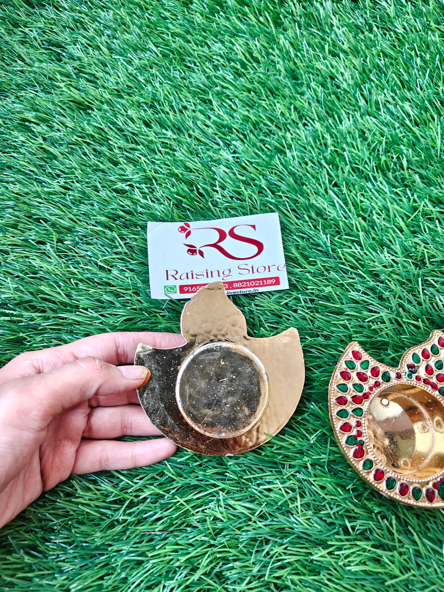 Diya shape tealight pack of 10 pcs