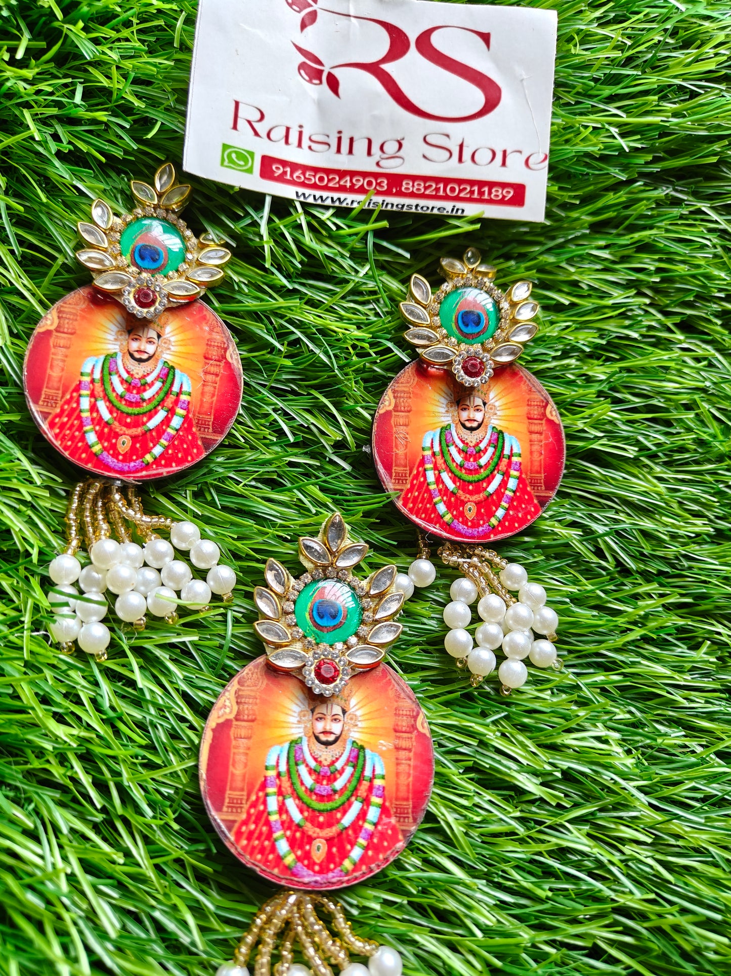 Khatushyam ji brooch pack of 10