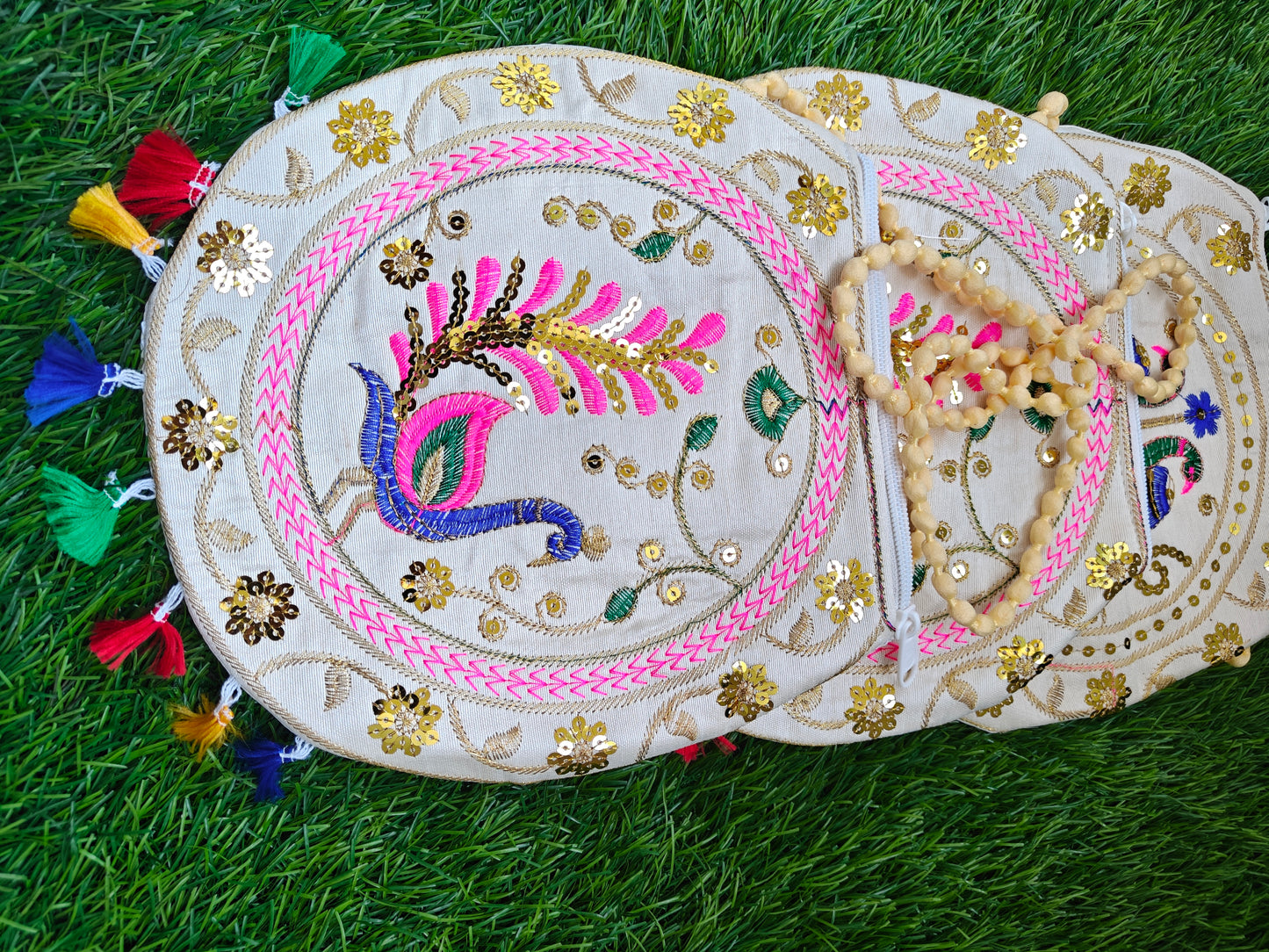 Embroidered siling bag pack of 10