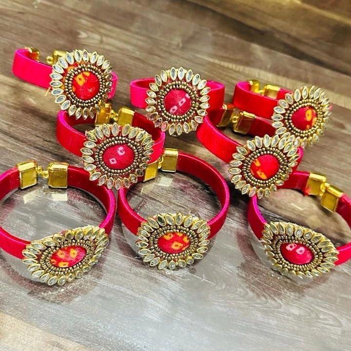 Bandhani adjustable kada pack of 10