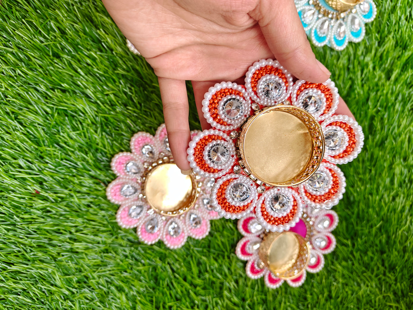 Unique Pearl Tealight Pack of 6