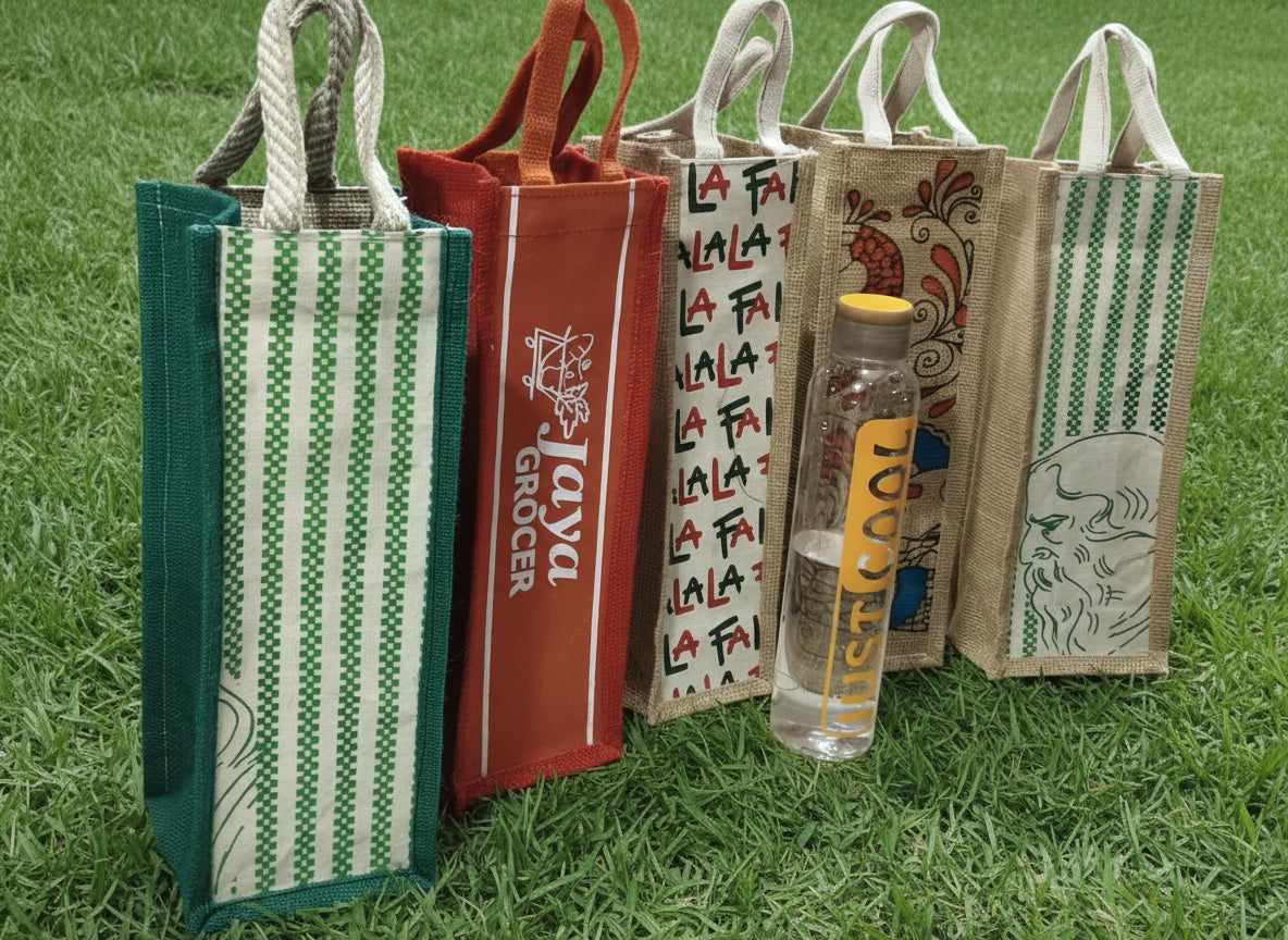 Bottle bag for festive favours pack of 10