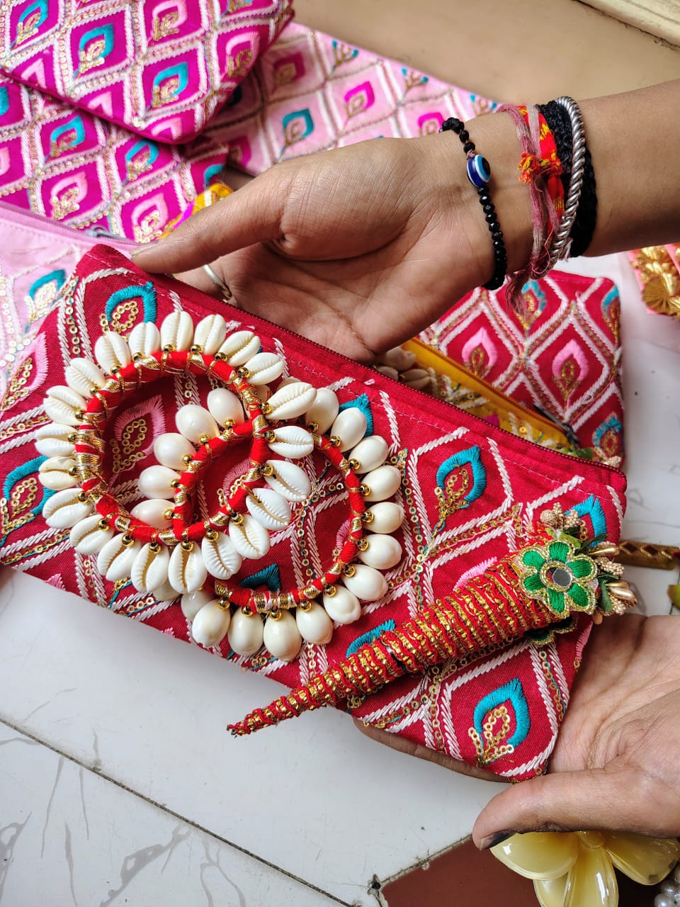 Shell Bangle Combo Pack of 06 Combo