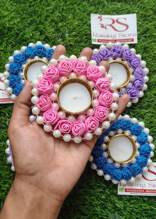 Foam Flower Tea Lights