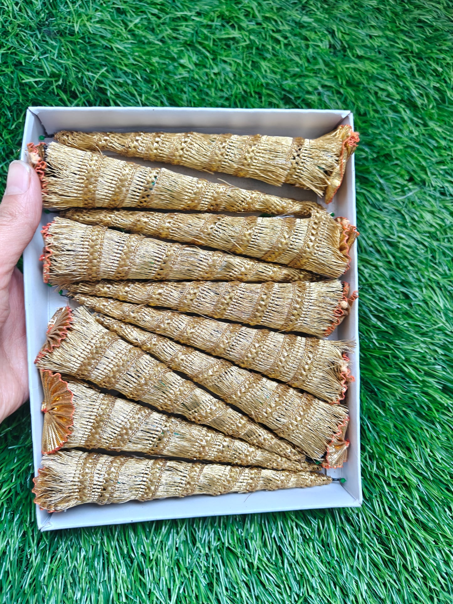 Decorated cone pack of 10