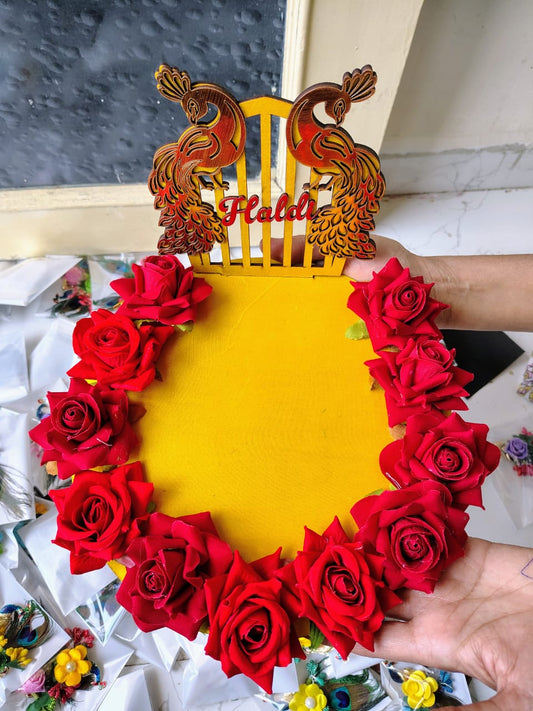 Single Piece Haldi Platter