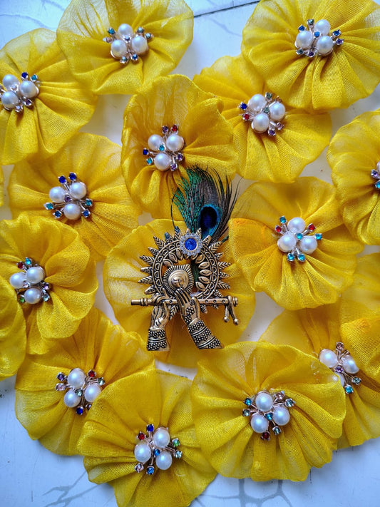Krishna Flute Brooch Pack of 10