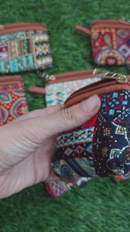Trendy patola coin pouch