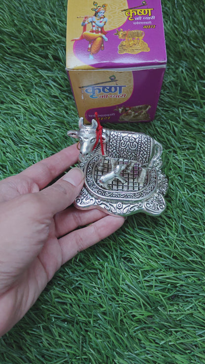 German silver metal kamdhenu pack of 10