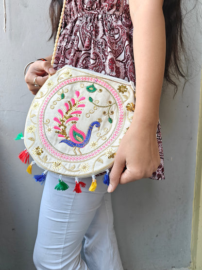 Embroidered siling bag pack of 10