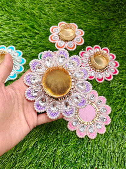 Unique Pearl Tealight Pack of 6