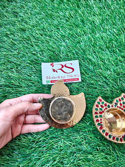 Diya shape tealight pack of 10 pcs