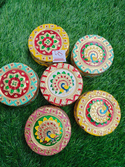 Meenakari steel box
