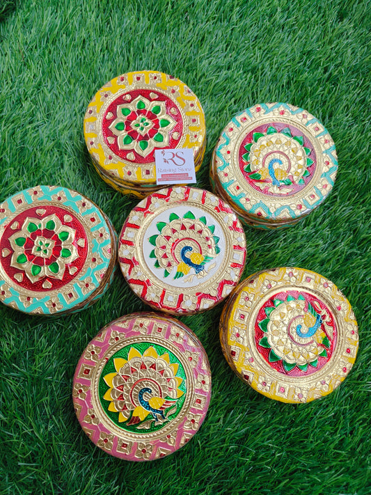 Meenakari steel box