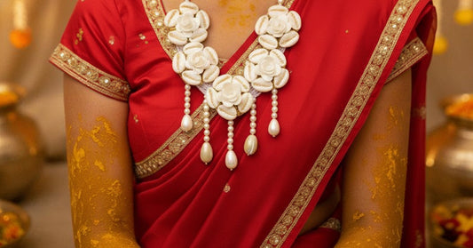 Shell jwellery set for wedding