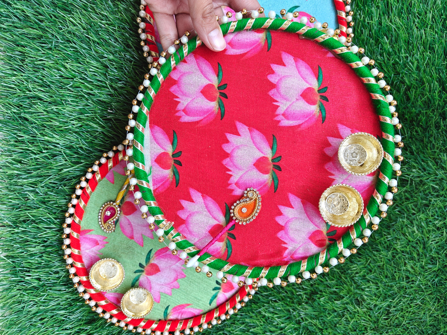 Lotus platter with stick