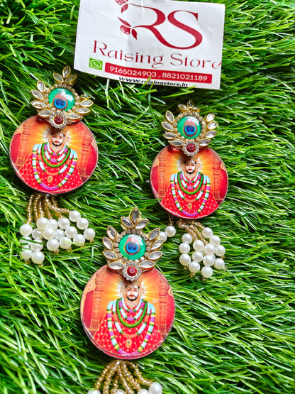 Khatushyam ji brooch pack of 10