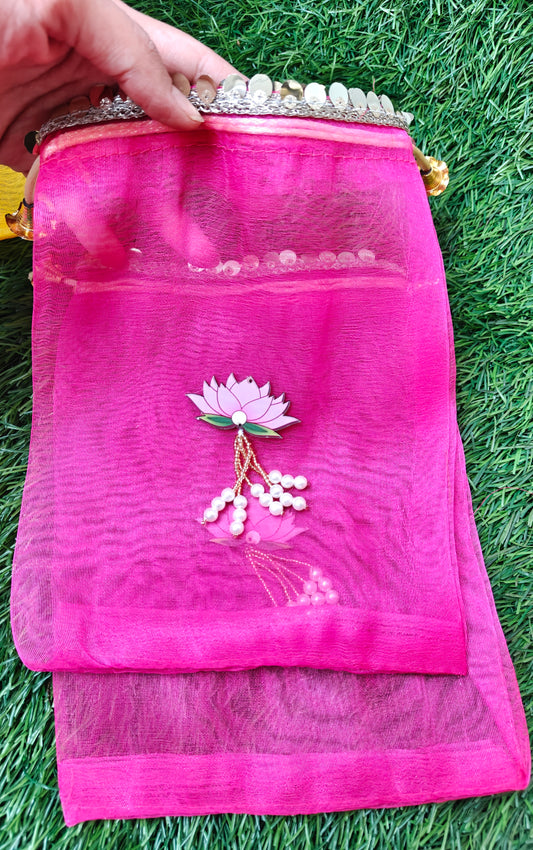 Organza potli pack of 10