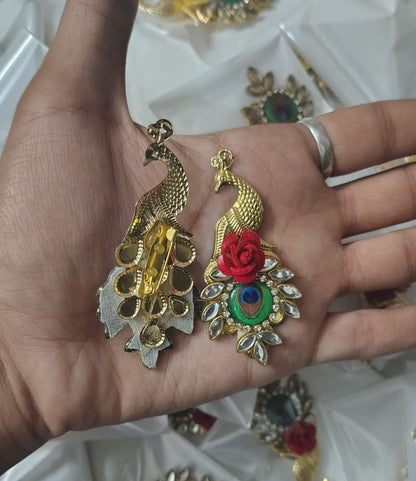 Peacock Brooch Pack Of 10