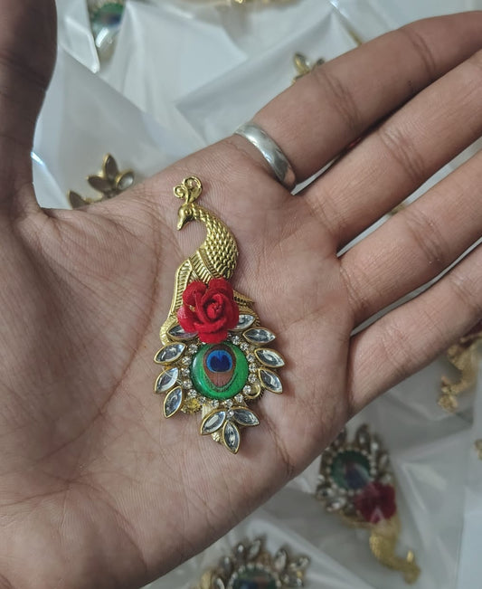Peacock Brooch Pack Of 10