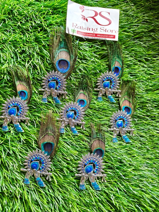 Meenakari flute brooch pack of 10