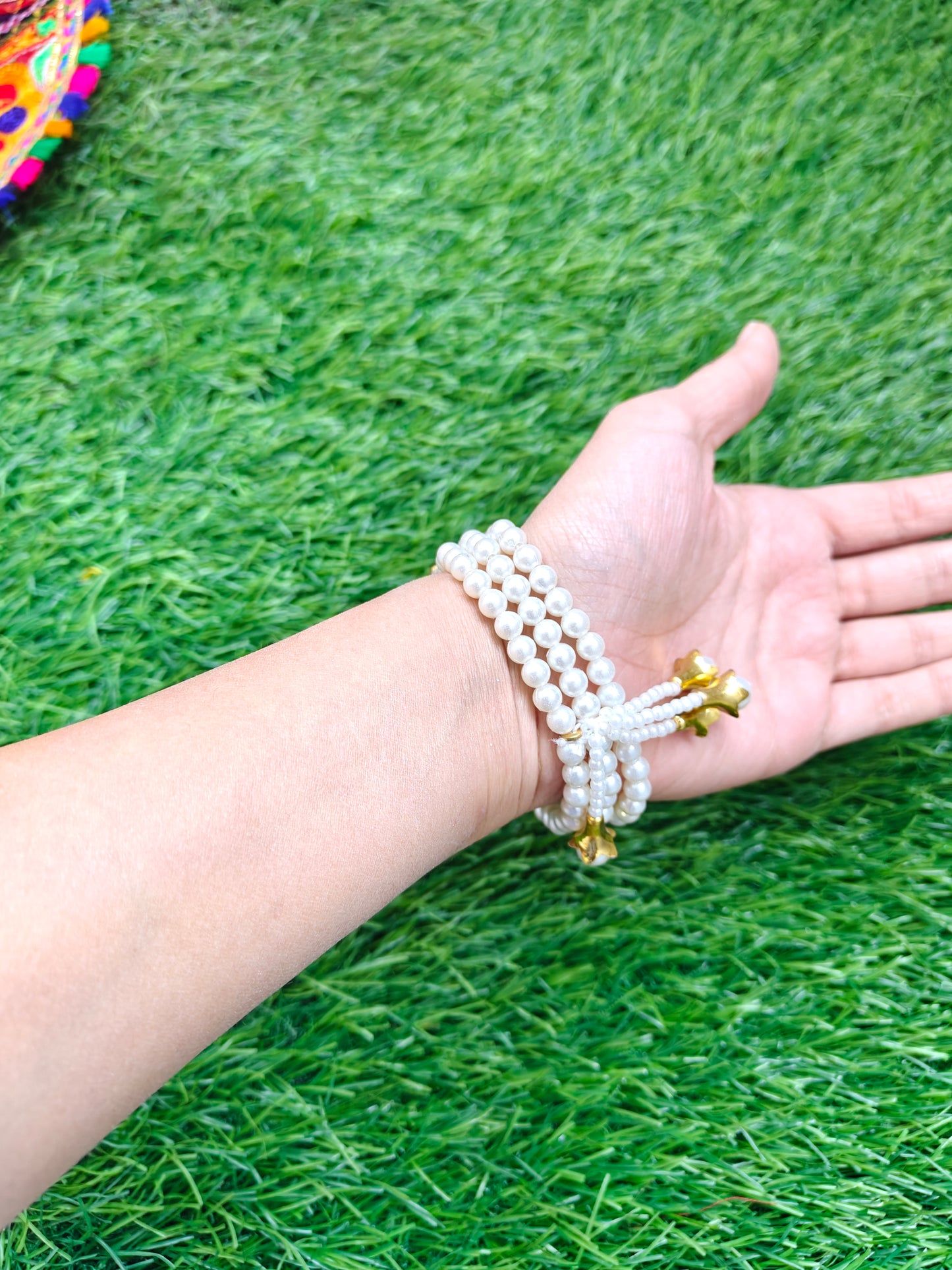 3 kundan bracelet pack of 10