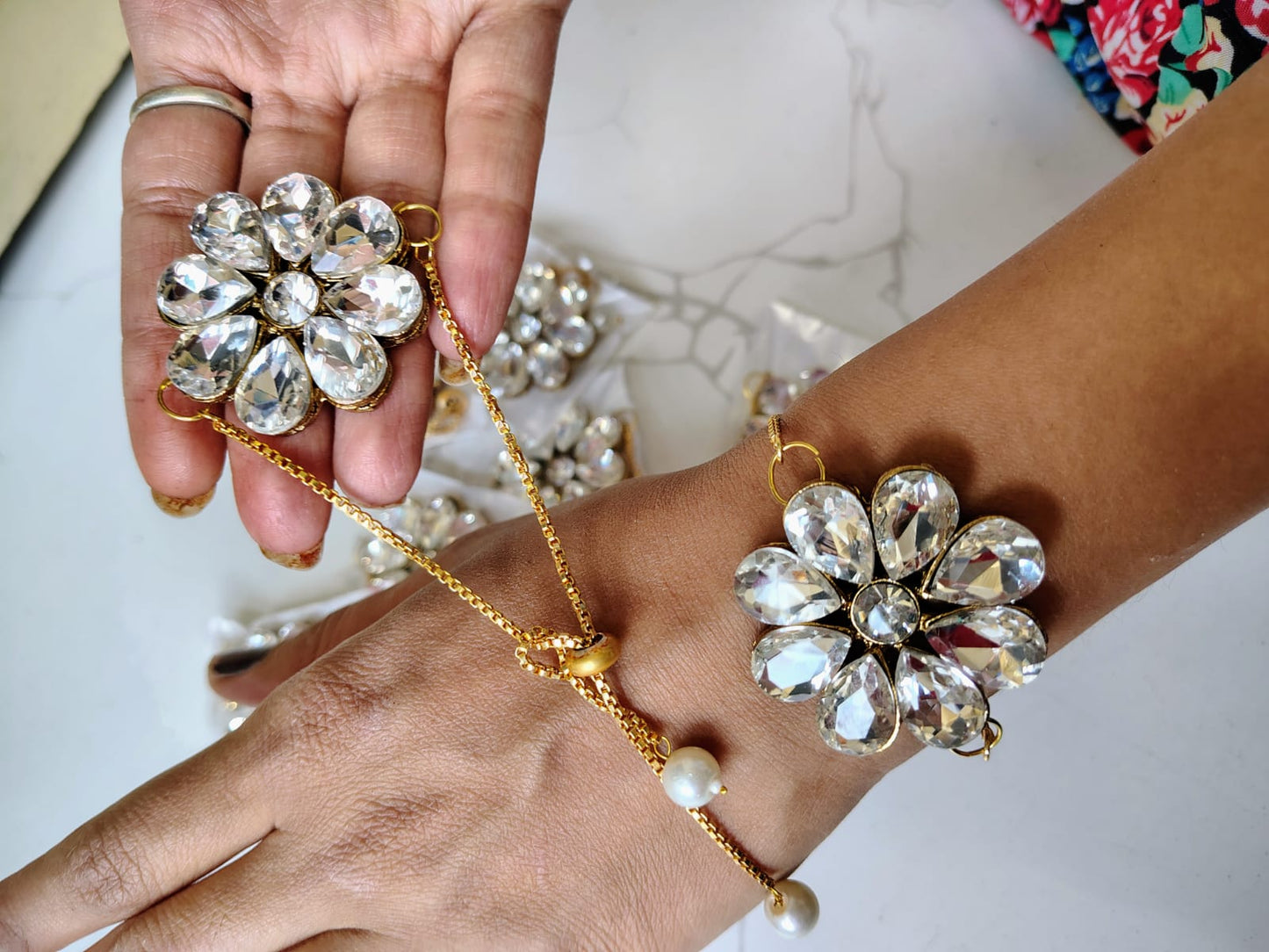 American diamond bracelet pack of 10