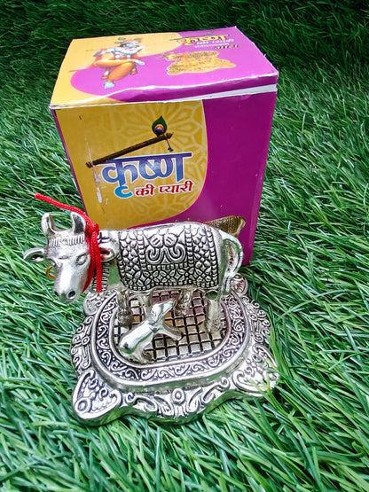 German silver metal kamdhenu pack of 10