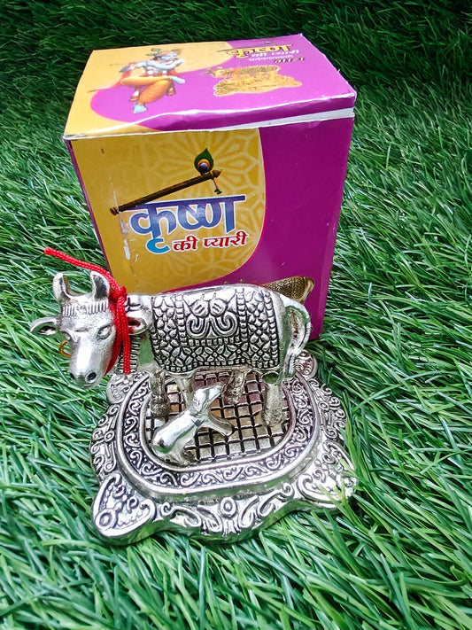 German silver metal kamdhenu pack of 10