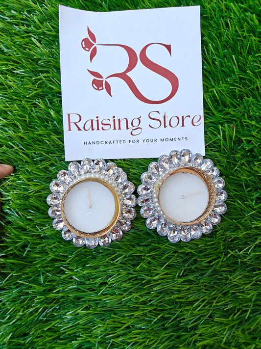 Diamond tealight holder