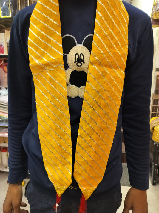 Gota line swagat duppata pack of 10