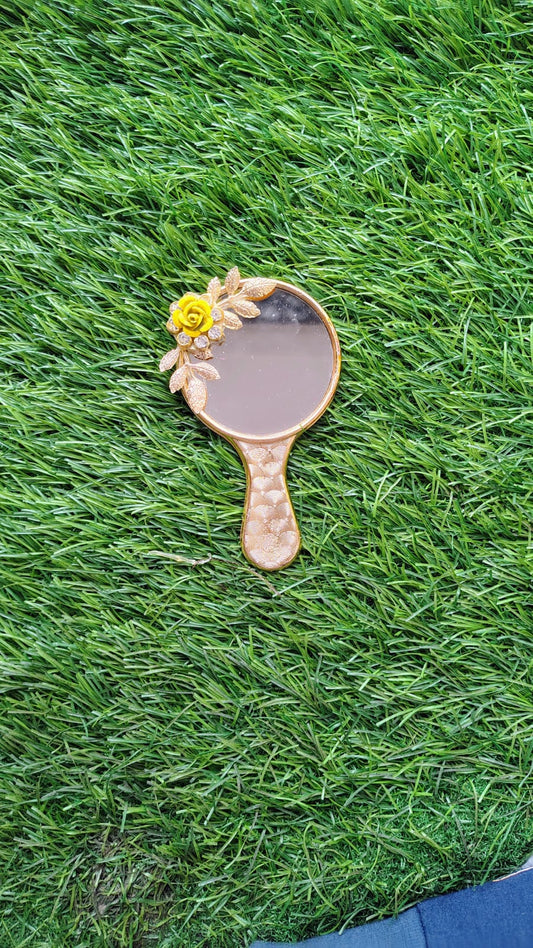 Metal decorated mirror