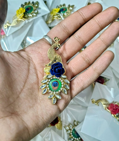 Peacock Brooch Pack Of 10