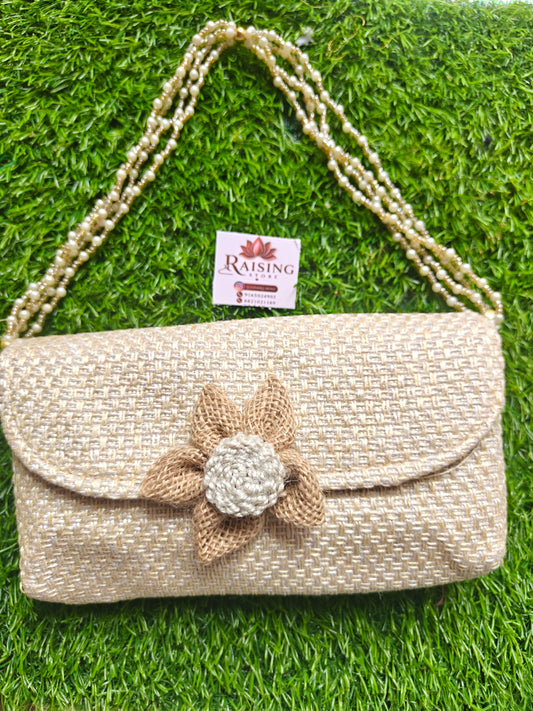 Jute clutch