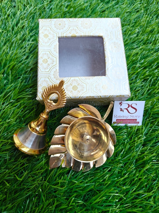 Leaf diya hamper