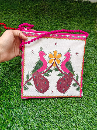 Digital print jute silling bag pack of 10