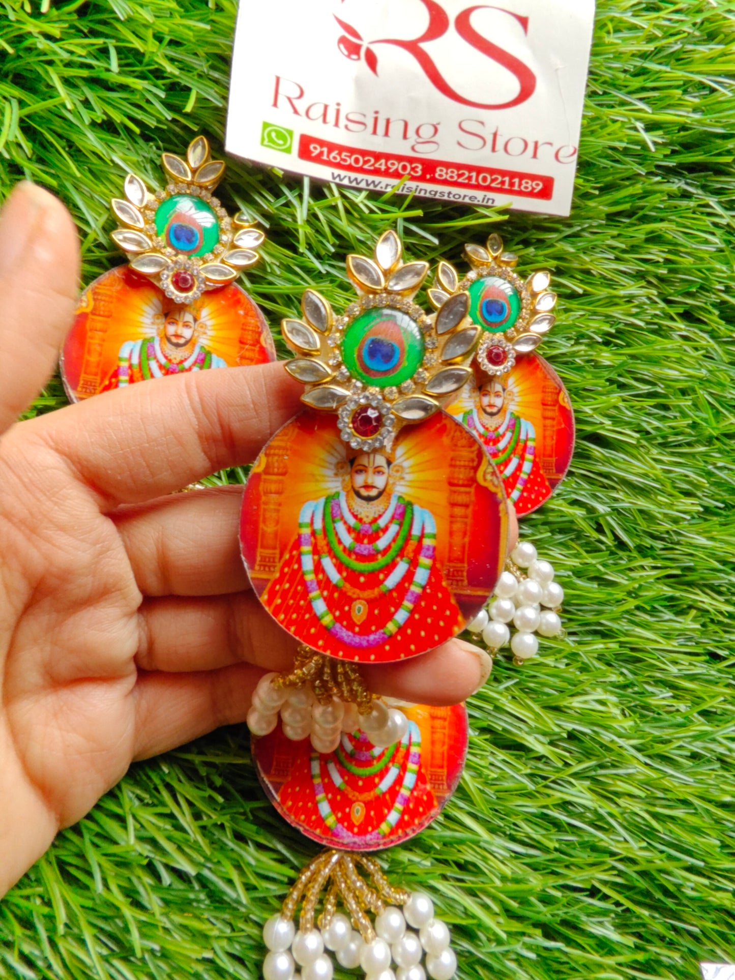 Khatushyam ji brooch pack of 10