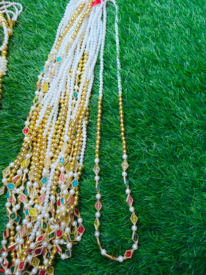 Colour ful crystal swagat mala pack of 12