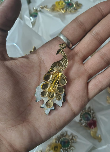 Peacock Brooch Pack Of 10
