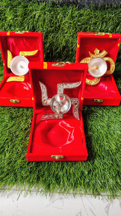 Swastik diya with velvet box