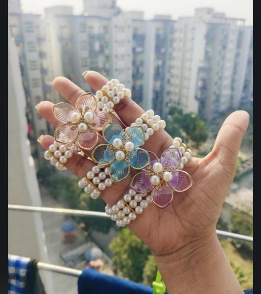 3d floral bracelet pack of 10
