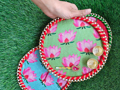 Lotus platter with stick