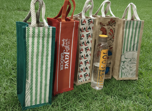 Bottle bag for festive favours pack of 10