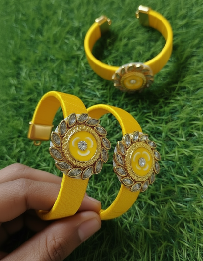 Floral kundan kada pack of 10
