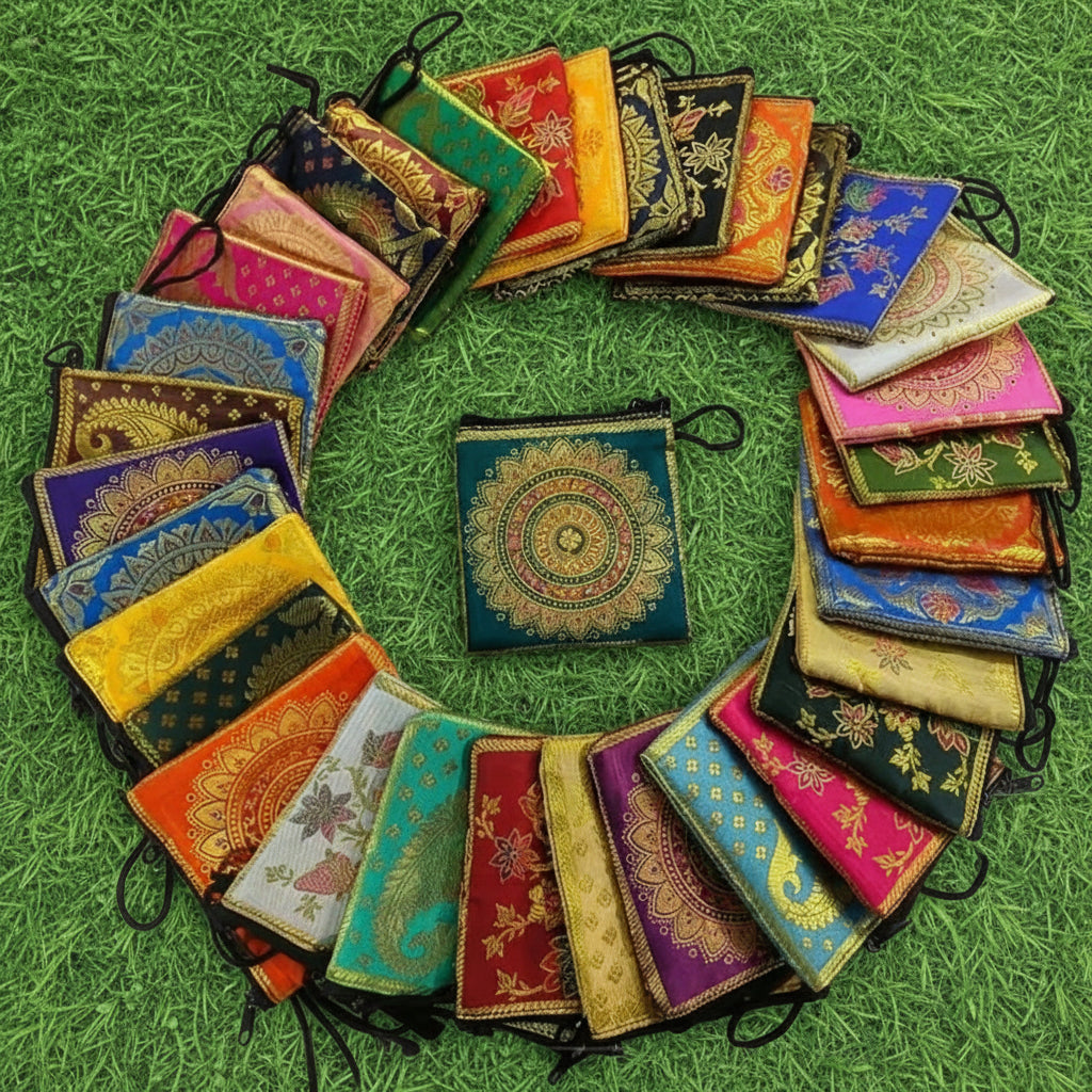 Banarasi coin pouch pack of 10